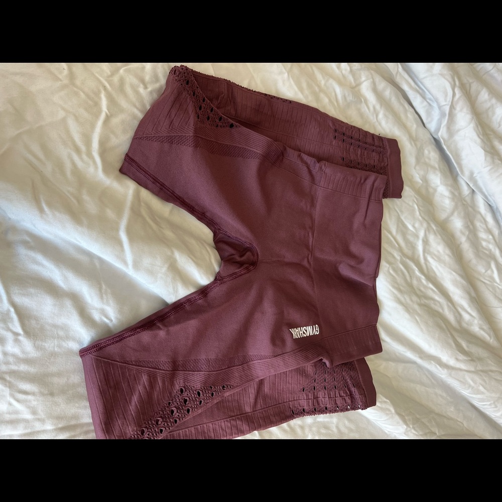 Gymshark Energy Seamless leggings- berry red